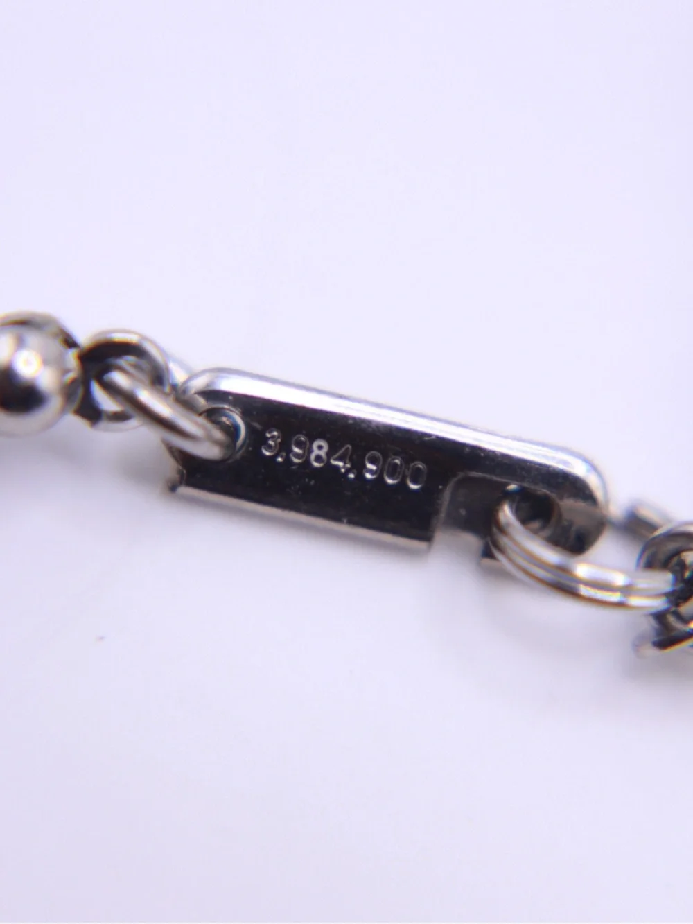 Vintage Carol Dauplaise Classic Black and Silver tone Bead Necklace 40”